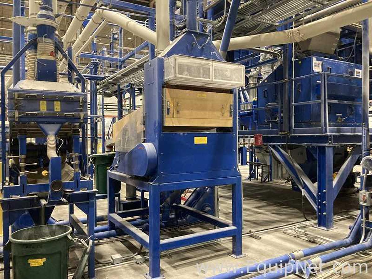 Used Brewery Grain Milling System Including Kunzel Type 6 Roller Mill