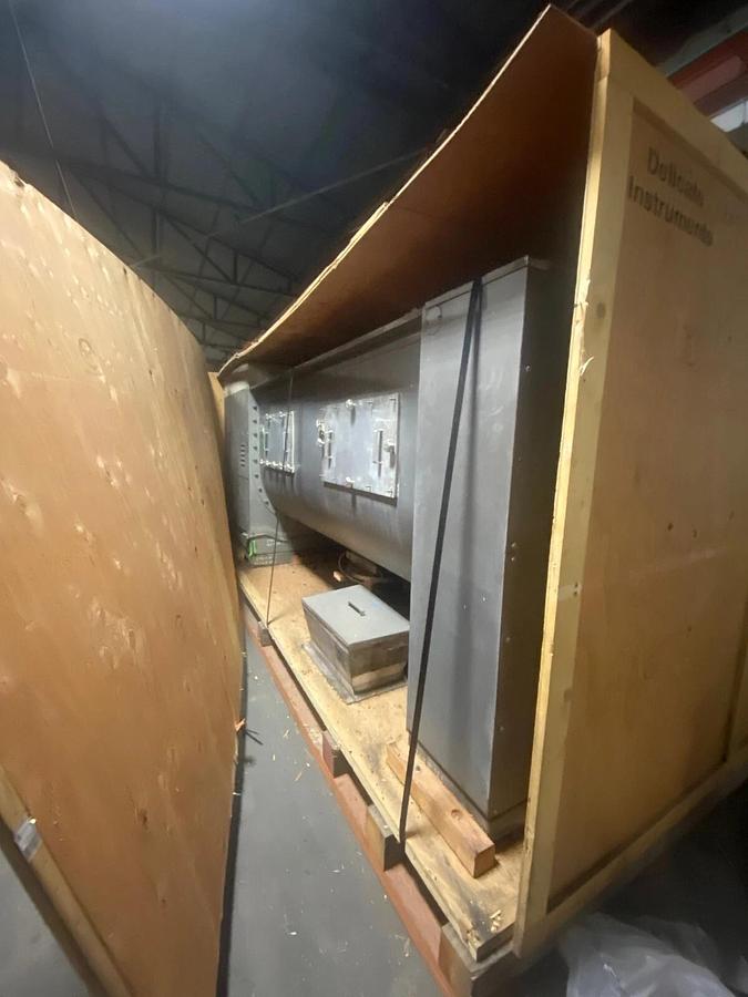 Used BABCOCK GARDNER LTD.-PLOW BLENDER/MIXER WITH GEAR DRIVE AND MOTOR