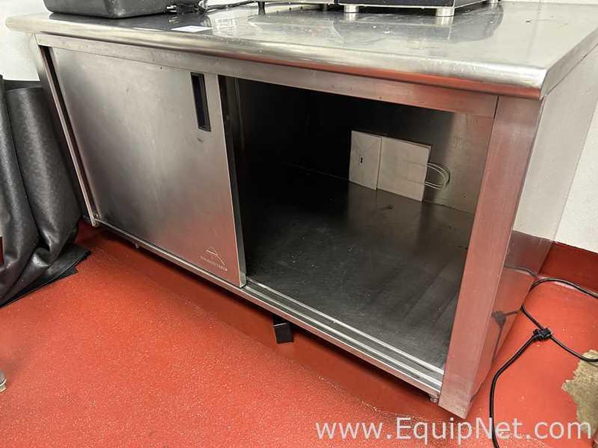 Used Advance Tabco Stainless Steel Counter Cabinet