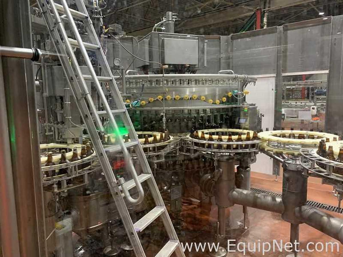 Used Krones Modulfill Bottle Rinser, Filler And Capper