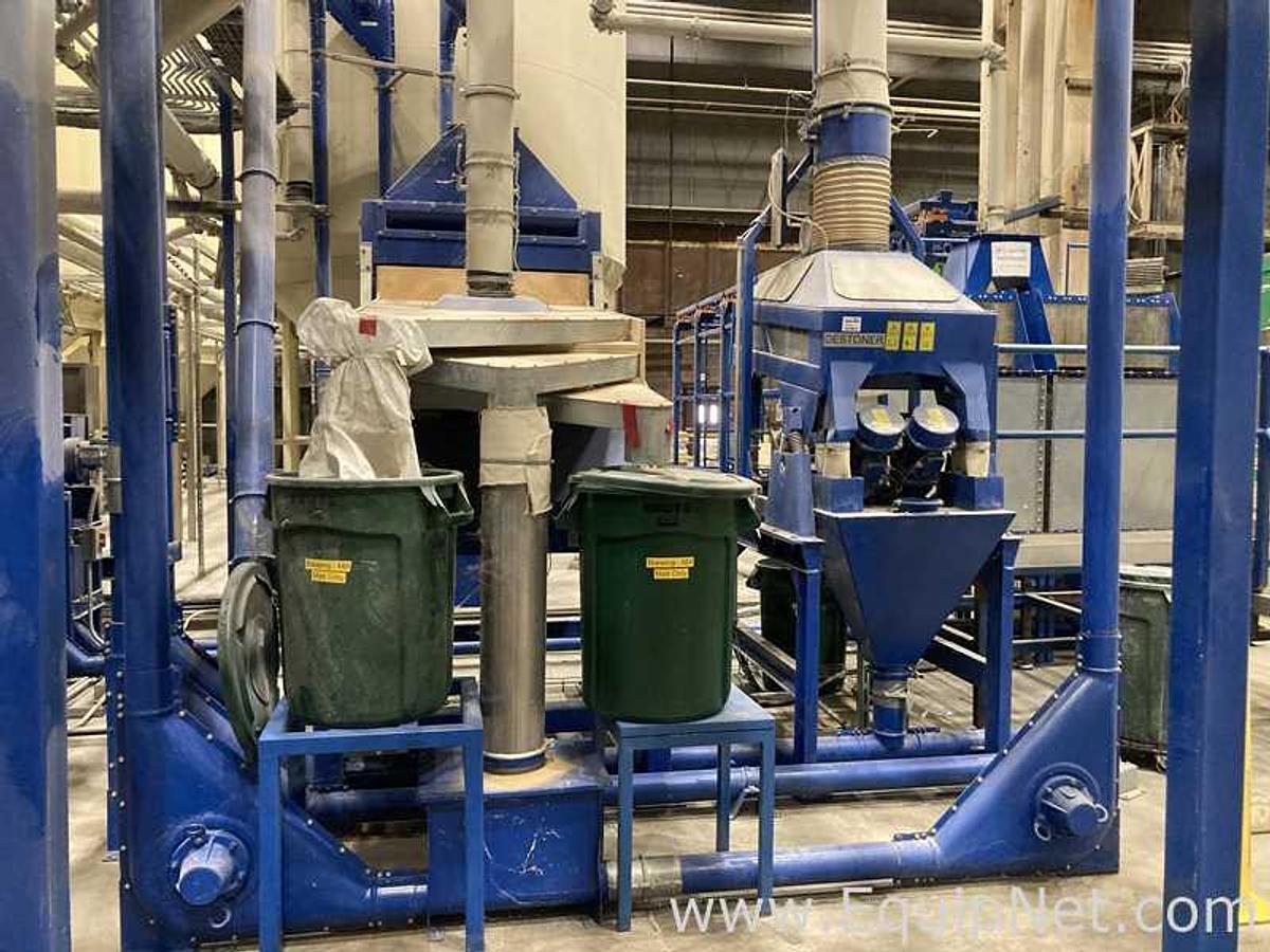 Used Brewery Grain Milling System Including Kunzel Type 6 Roller Mill