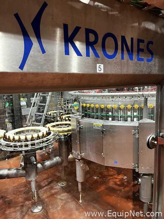 Used Krones Modulfill Bottle Rinser, Filler And Capper