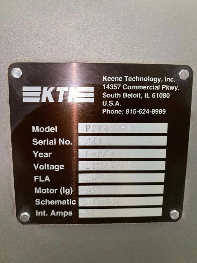 Used KENNE TECHNOLOGY INC.- Lap Splicer