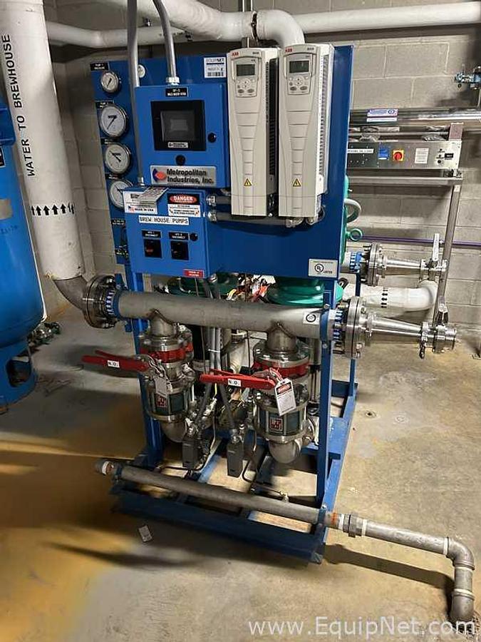 Used Metropolitan Industries Carbon Filtration Water Purification System