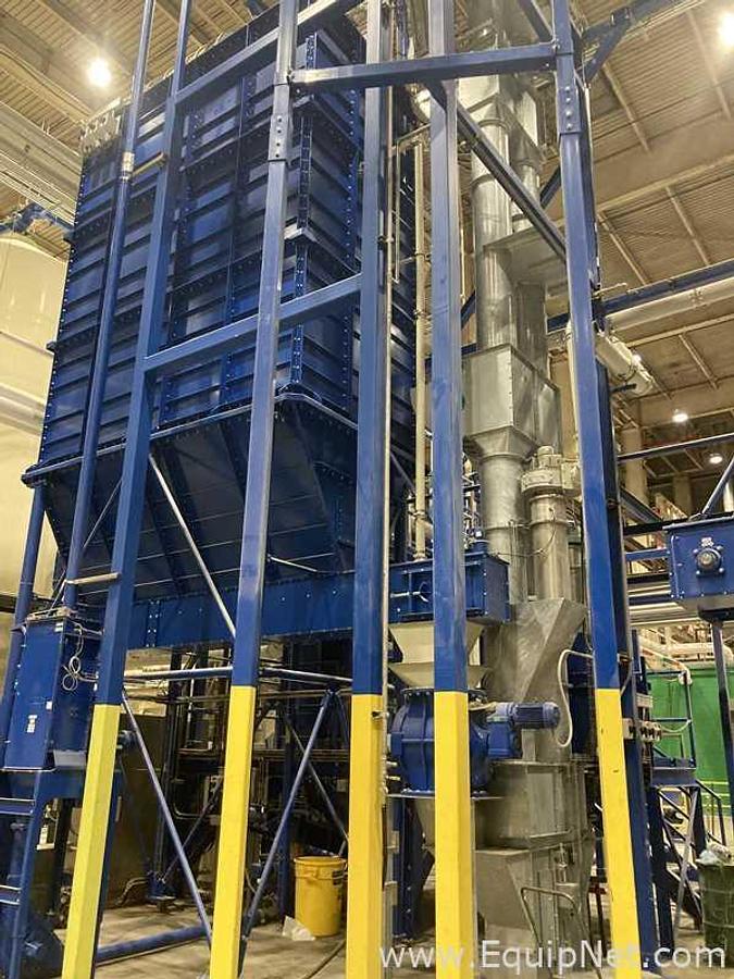 Used Brewery Grain Milling System Including Kunzel Type 6 Roller Mill