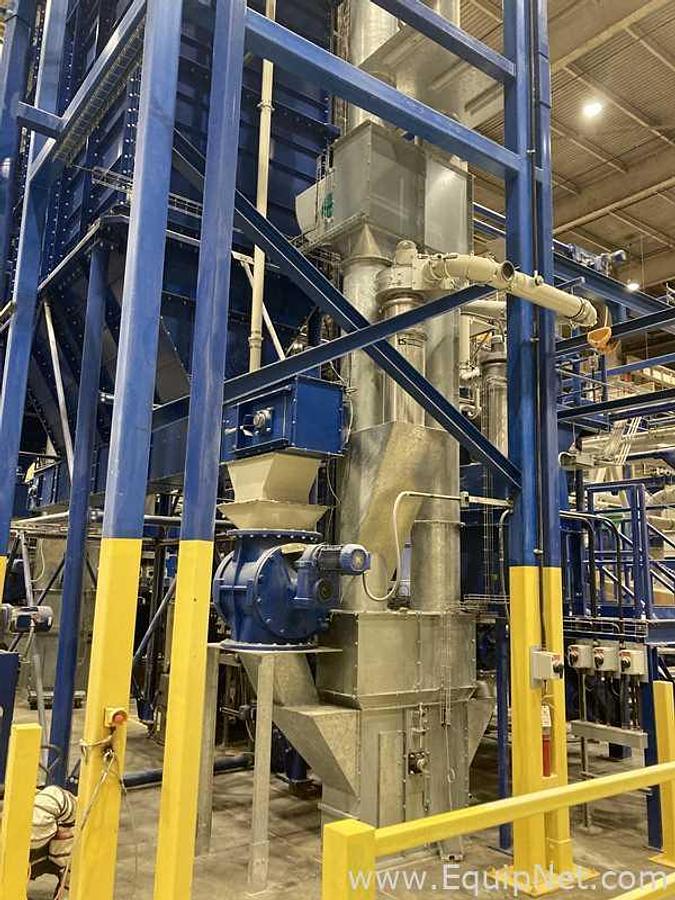 Used Brewery Grain Milling System Including Kunzel Six Roller Mill