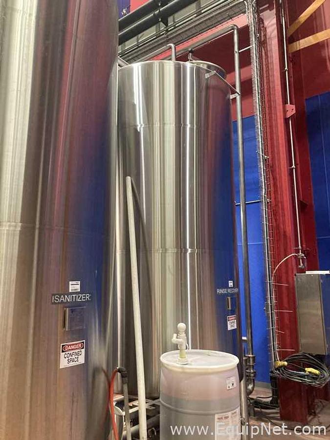 Used 7600 Lt - 64 BBL Rolec Stainless Steel Rinse Recovery Tank