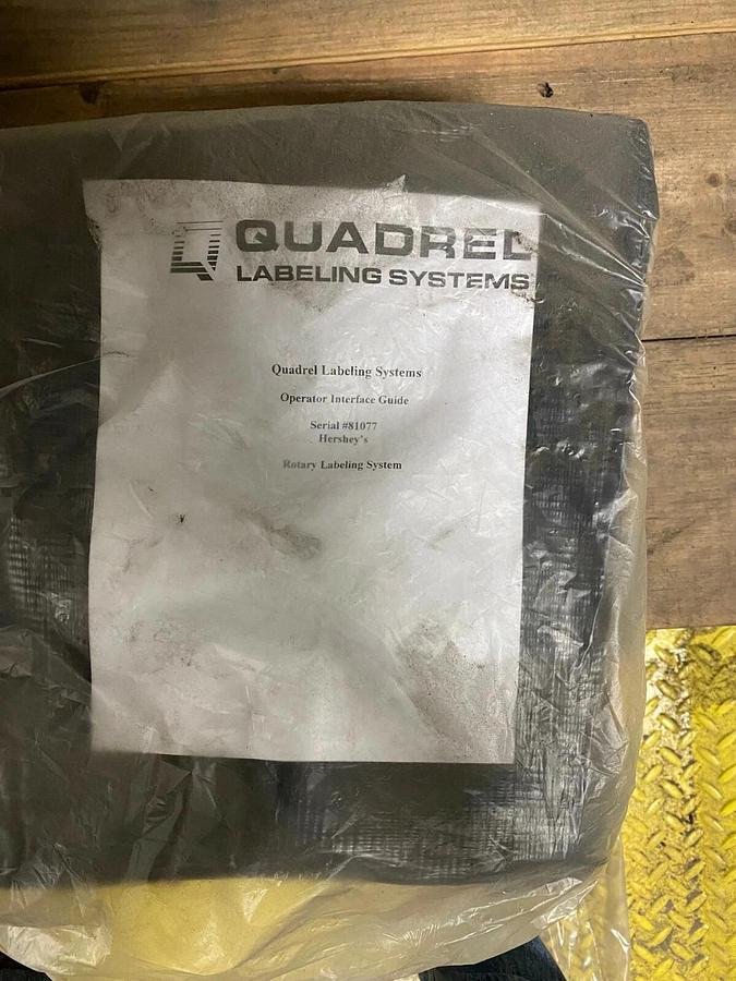 Used Quadrel Labeling System Rotary Labeler
