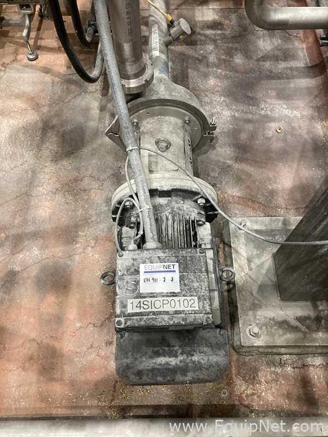 Used Interconnecting Stainless Steel Piping Board With Two Centrifugal Pumps