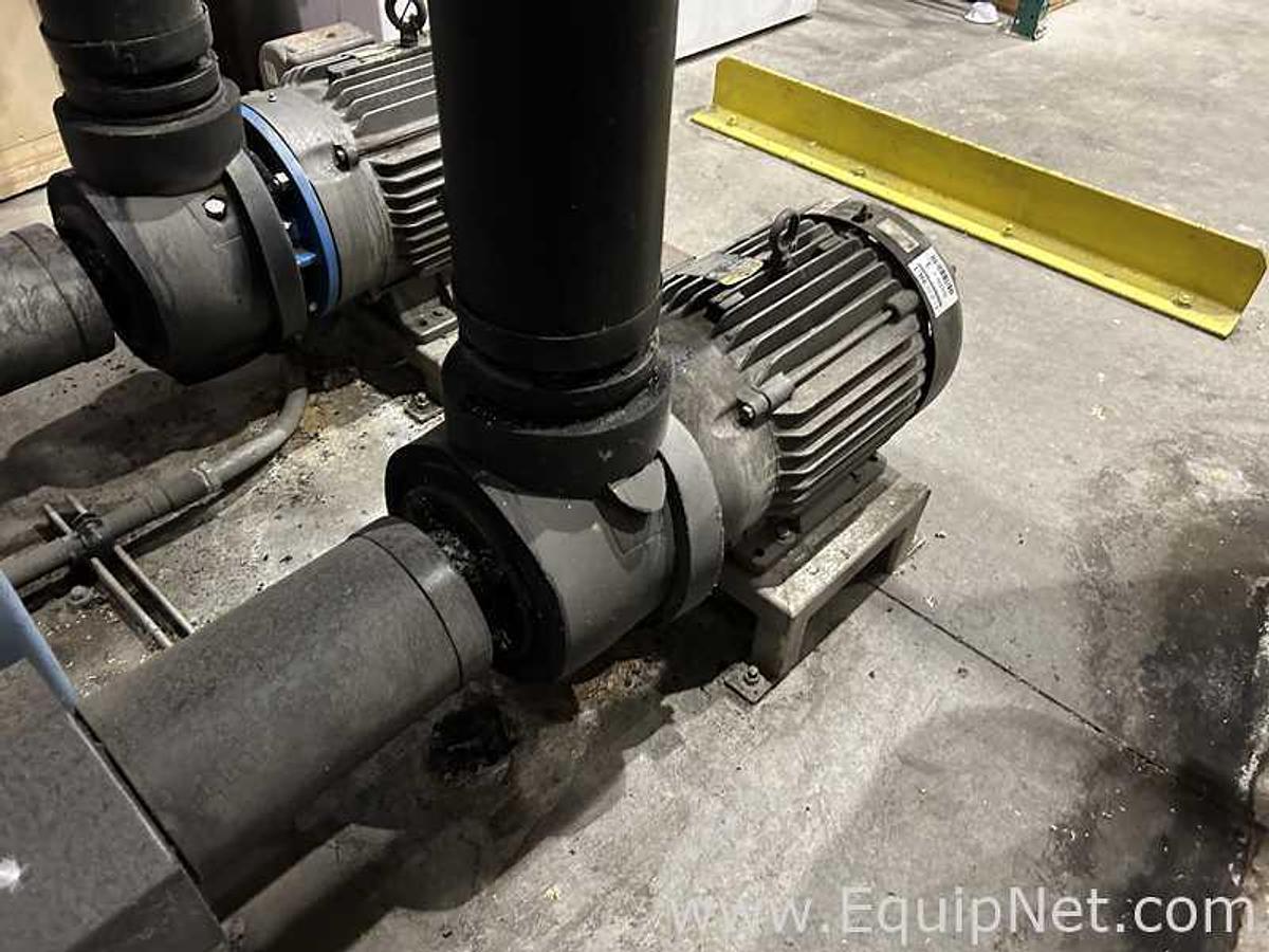 Used Baldor 25 HP Glycol Pump with Lenze VFD
