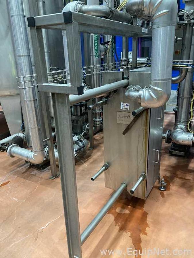 Used GEA Ecoflex UT20 CDL C10 Stainless Steel Plate Heat Exchanger
