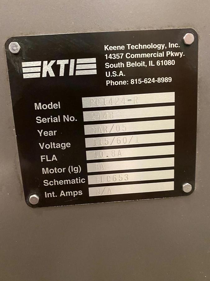 Used KENNE TECHNOLOGY INC.- Lap Splicer