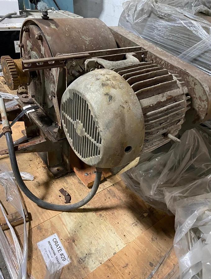 Used B&P LittleFord LLC-PLOW BLENDER/MIXER WITH GEAR DRIVE AND MOTOR