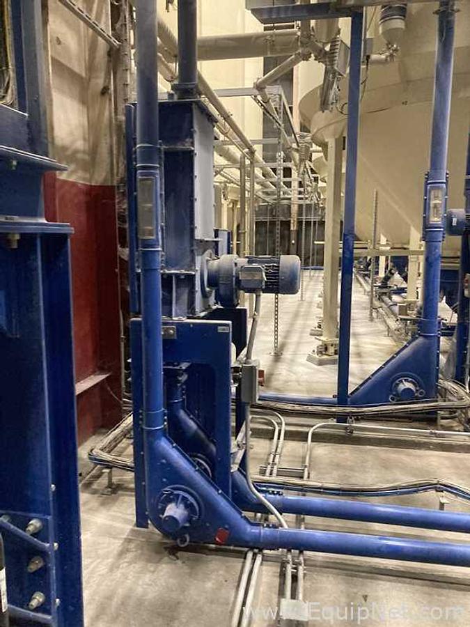 Used Brewery Grain Milling System Including Kunzel Type 6 Roller Mill