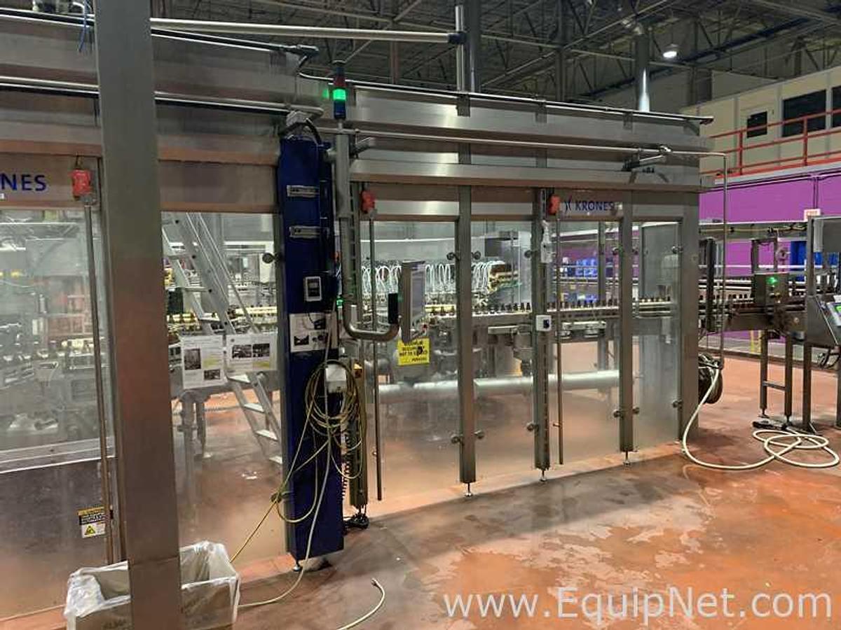 Used Krones Modulfill Bottle Rinser, Filler And Capper