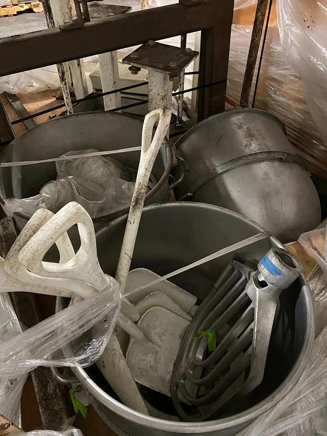 Used 140 Qt. Mixing Bowl Lot
