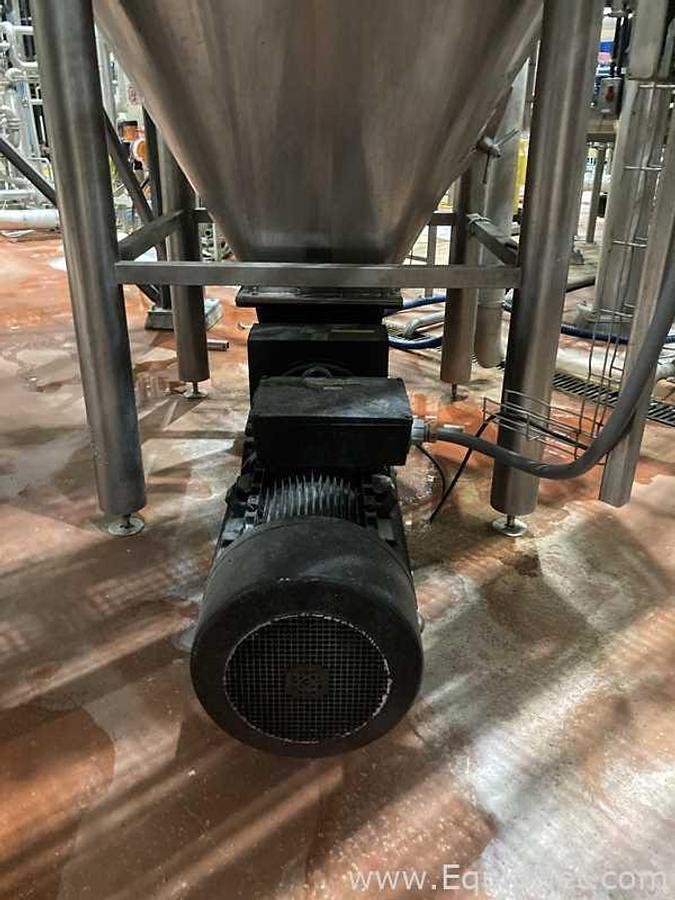 Used 29.000 Lt - 250 BBL Stainless Steel Lautertun Tank