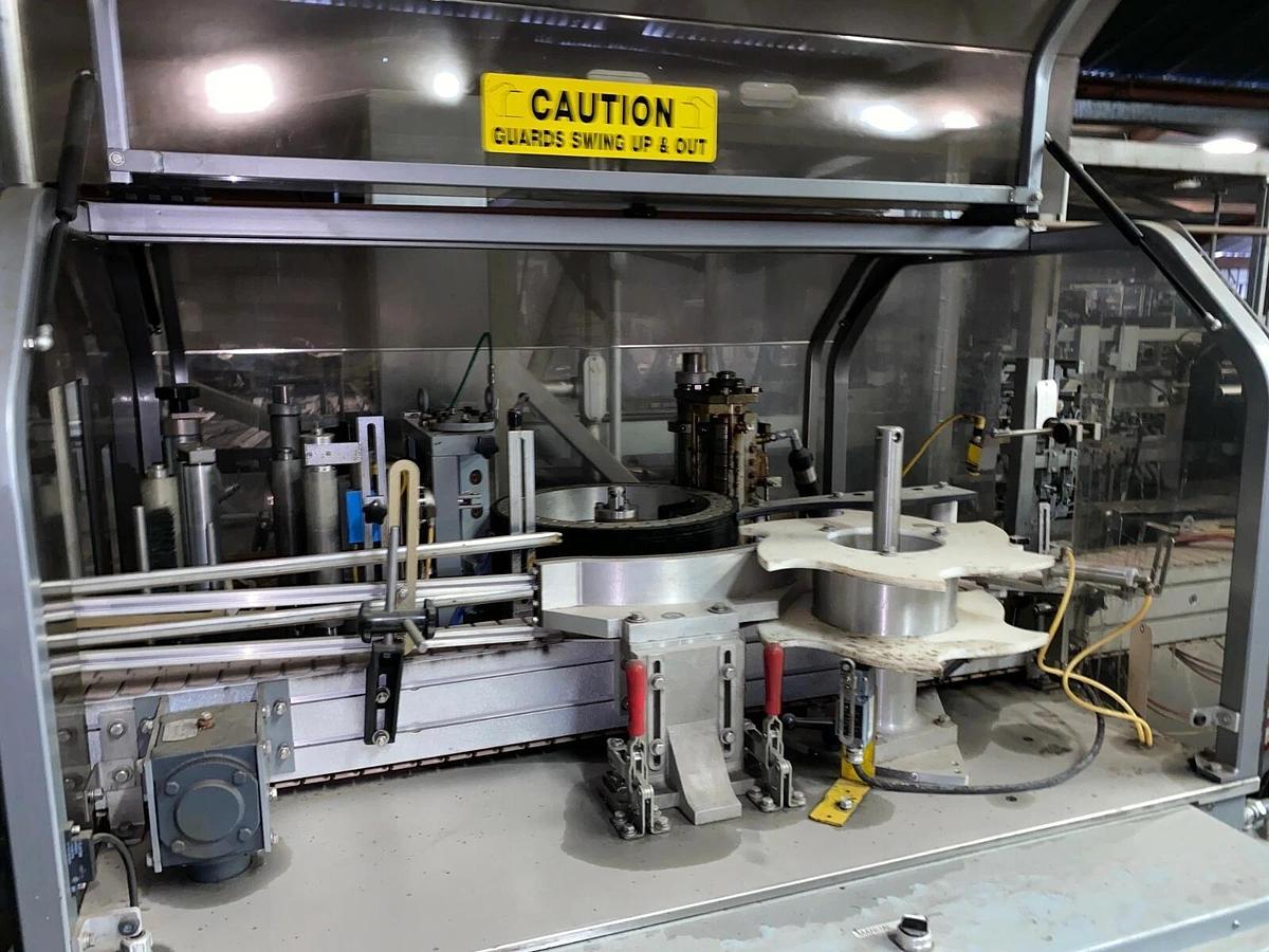 Used Trine Roll Fed Wraparound Labeler