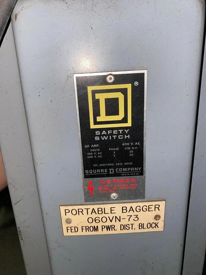 Used Bulk Bag Super Sack Weigh Filler