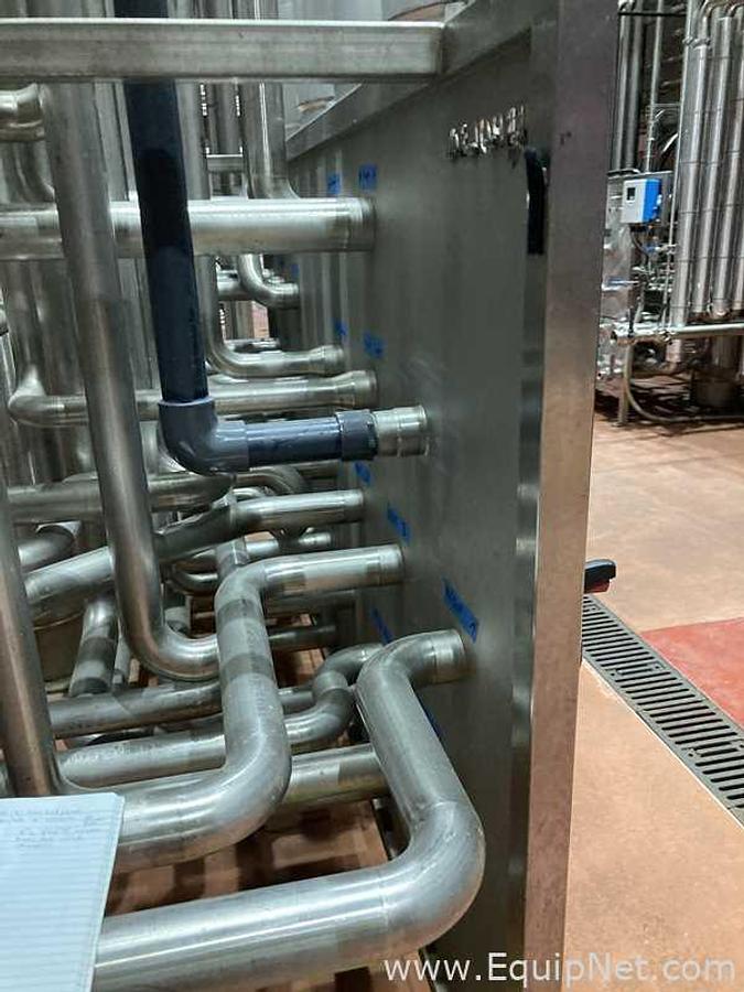 Used One Lot Of Three Rolec 8 Foot Stainless Steel Vessel Manifold Panels