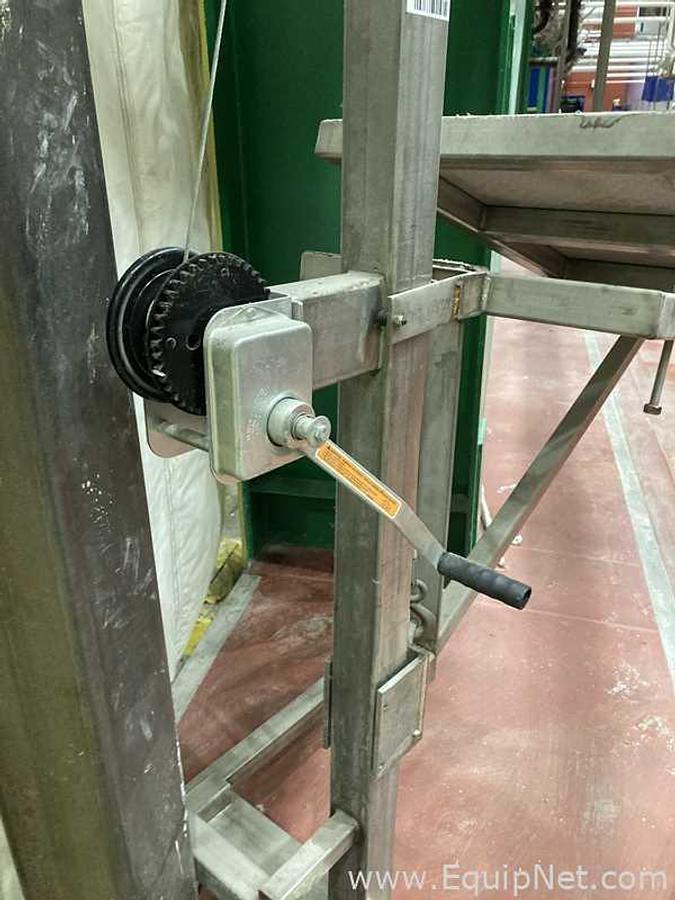 Used Stainless Steel 36 X 20 Inch Material Lift