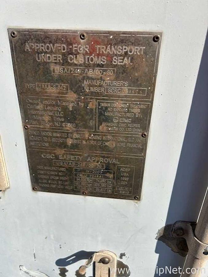 Used Shanghai CMC Reefer Containers Co. Climate Controlled  High Cube 40 Ft. Shipping|Storage Container