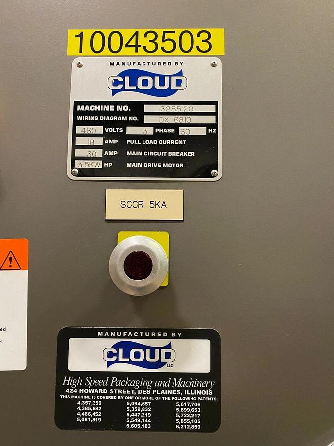 Used CLOUD-Horizontal Form Fill and Seal Pouch Machine