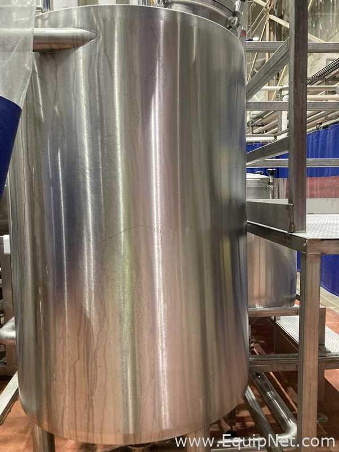 Used 1500 Lt - 12.7 BBL Stainless Steel Sugar Doser Tank