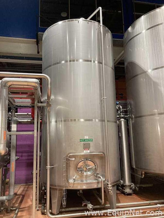 Used 13250 Liter Stainless Steel Tank Previously Used As A Hot Water Tank 132.5 hl