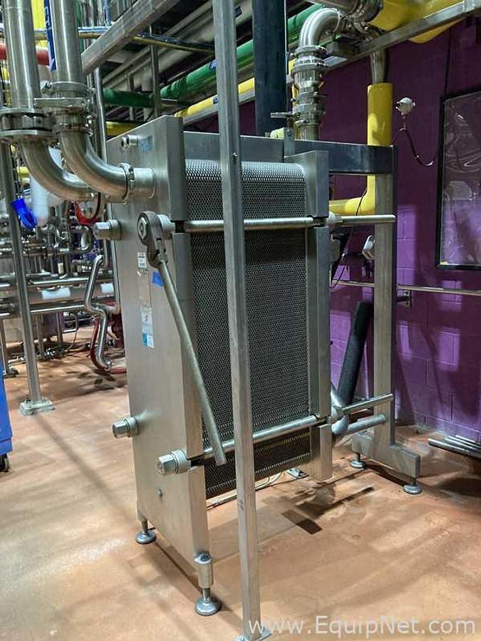 Used GEA Ecoflex GmbH N 40 BC-16 Stainless Steel Plate Heat Exchanger