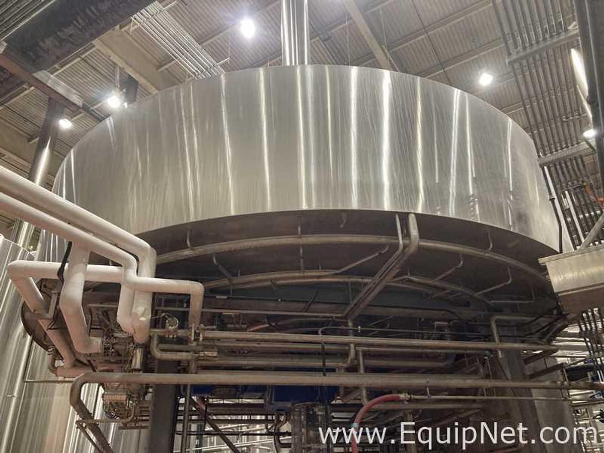 Used 29.000 Lt - 250 BBL Stainless Steel Lautertun Tank