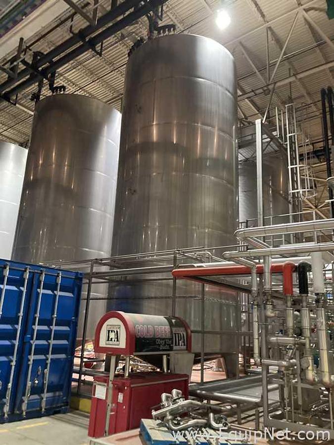 Used 981 HL - 835 BBL Rolec Bright Beer BBT And Storage Stainless Steel Jacketed Tank