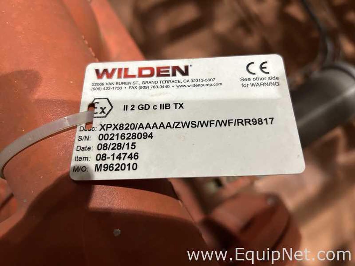 Used 2 in Wilden Diaphragm 08-14746 Diaphragm Pump Aluminum-Aluminum