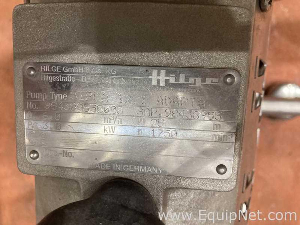 Used GEA Hilge SIPLA 12.1 Adapta Self Priming Side Channel Pump