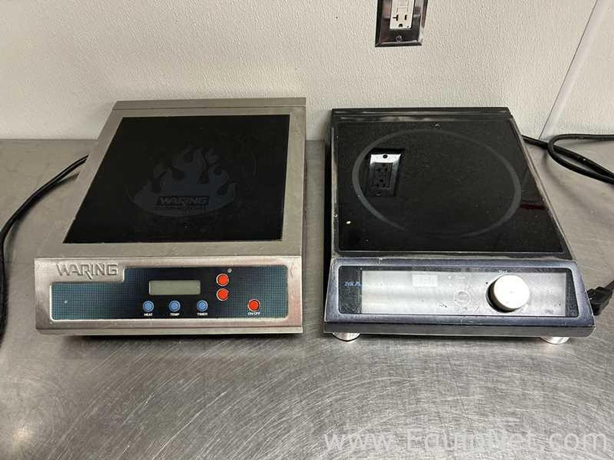 Used Lot of Two Hot Plates - One Waring WIH400 and One Spring SM 181C T
