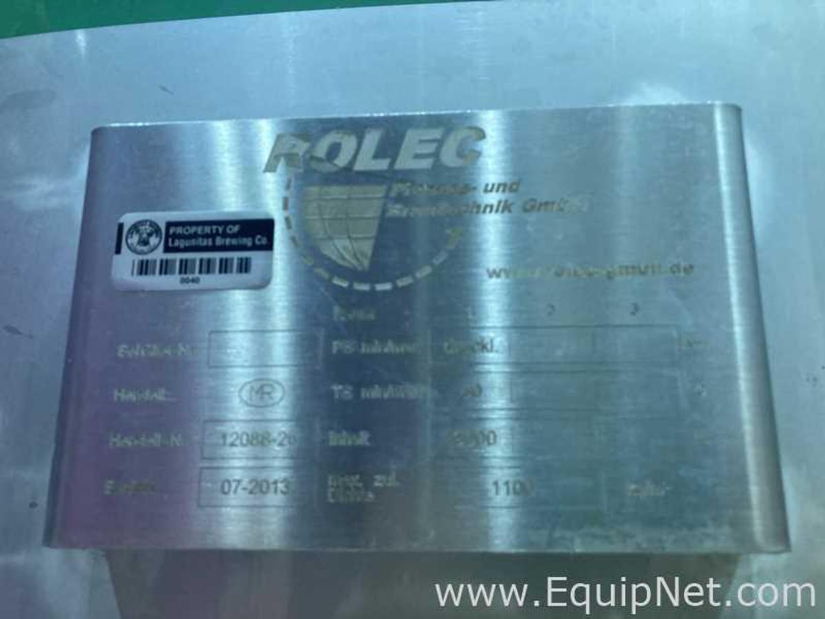 Used 29000 Lt - 247 HL Rolec Cold Water Stainless Steel Tank