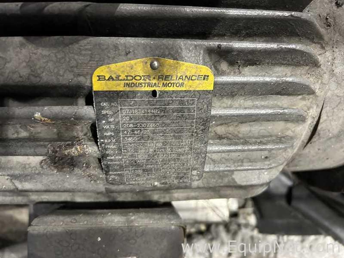 Used Baldor 20 HP Glycol Pump with Lenze VFD