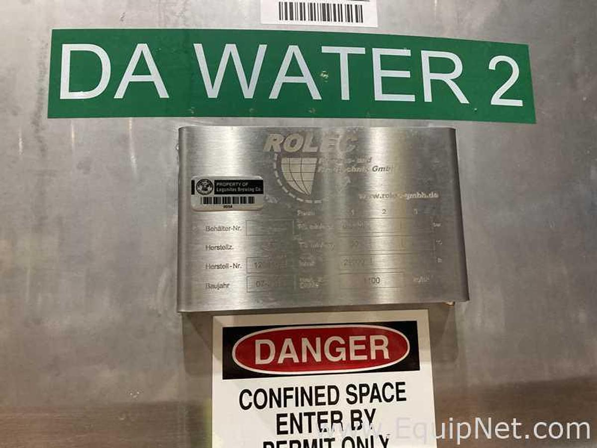 Used 29000 Liter Sanitary Stainless Steel DA Water Tank