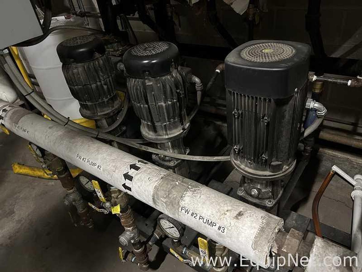 Used Cleaver Brooks TKH4672.CS.BFD.T Boiler Feed Water System