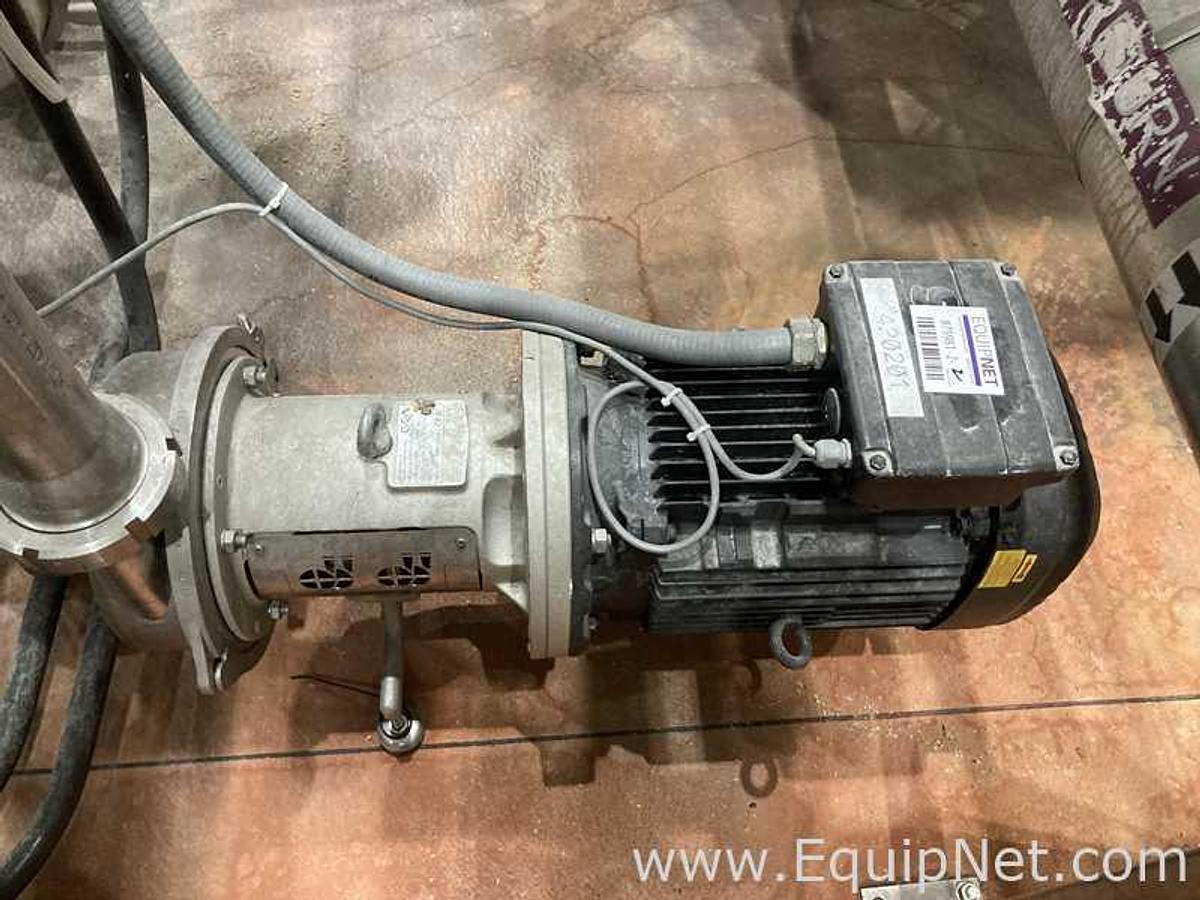 Used Interconnecting Stainless Steel Piping Board With Two Centrifugal Pumps