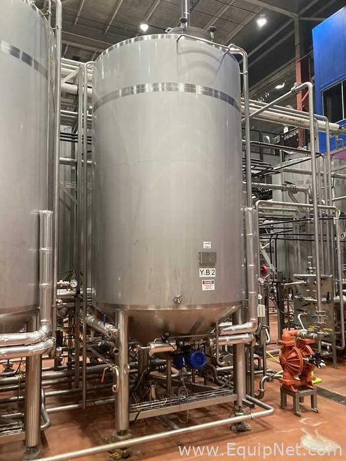 Used 5257 Lt - 44 BBL Rolec Agitated Yeast Storage And Propagation Tank