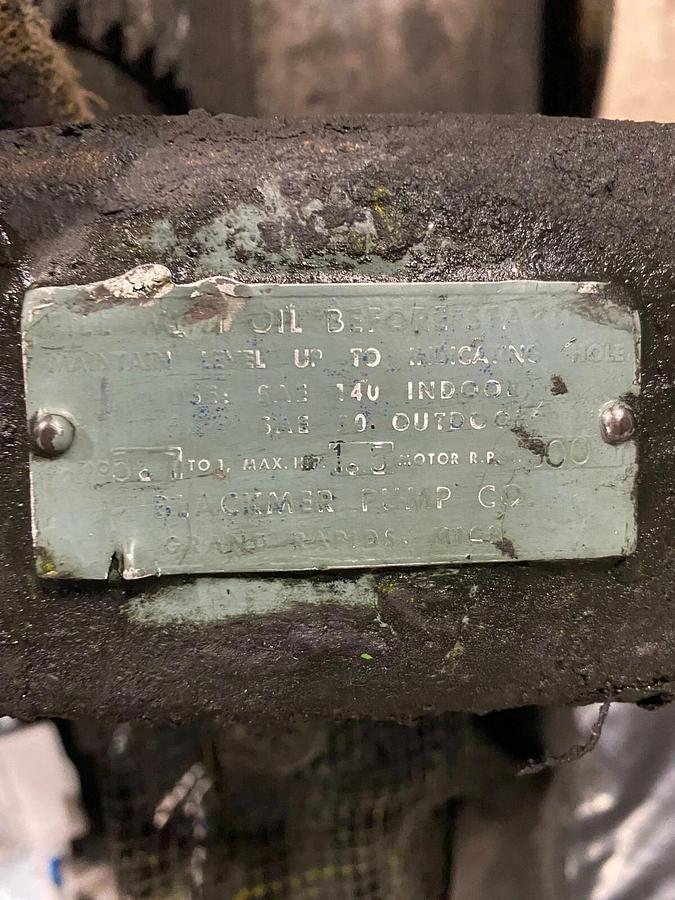 Used BLACKMER PUMPS CO.-Gear Pump