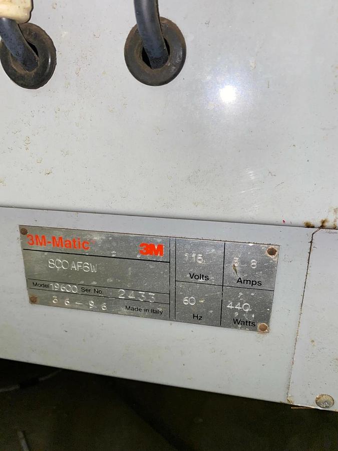 Used 3M-MATIC-Case Sealing Tape System