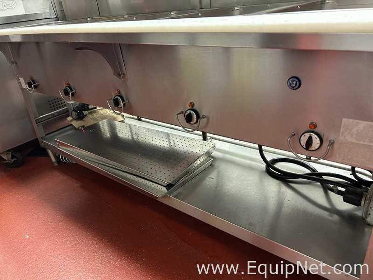 Used San Jamar Warming Station in Stainless Steel with 5 Compartments