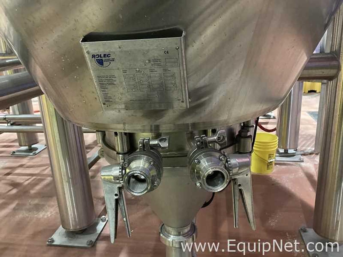 Used 43500 Liter Rolec Fermentation And Storage Vessel 370 bbl and 435 hl