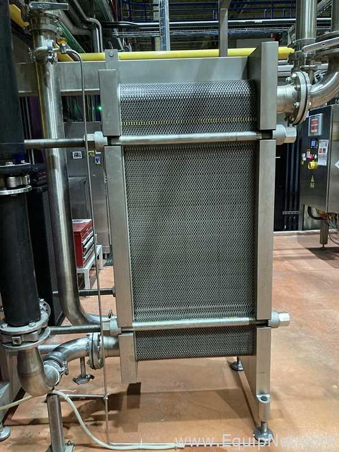Used GEA Ecoflex GmbH N 40 BC-16 Stainless Steel Plate Heat Exchanger