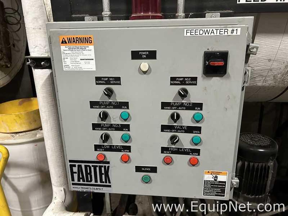 Used Fabtek TKH4672.CS.BFD.T Boiler Feedwater System