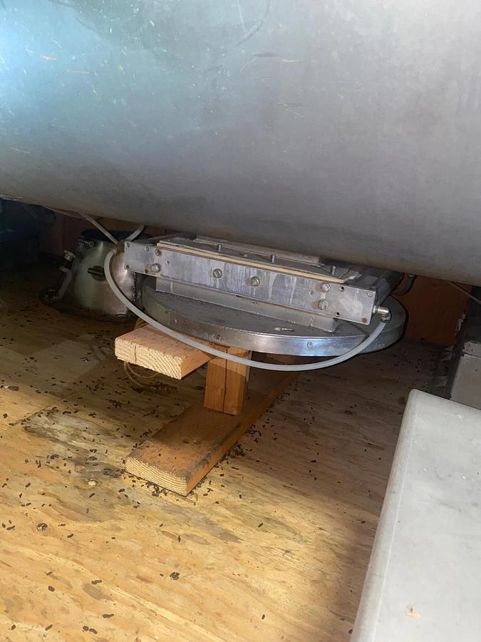 Used BABCOCK GARDNER LTD.-PLOW BLENDER/MIXER WITH GEAR DRIVE AND MOTOR