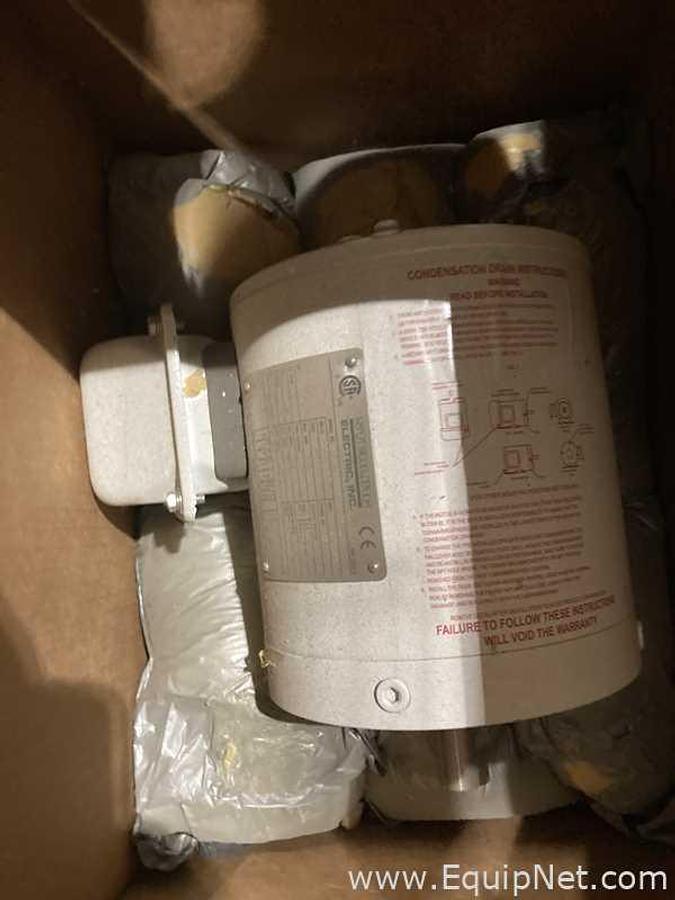 Used Unused Two .50 HP Sterling Electric Motors NIB