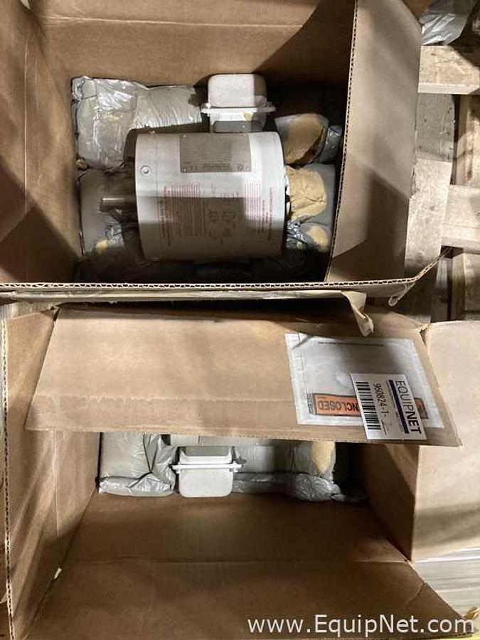 Used Unused Two .50 HP Sterling Electric Motors NIB